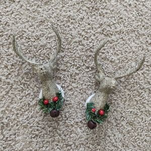 Holiday moose ornaments